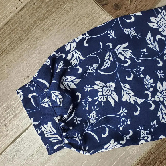 Express Blue Floral Dress Women's Size Small - Picture 5 of 15